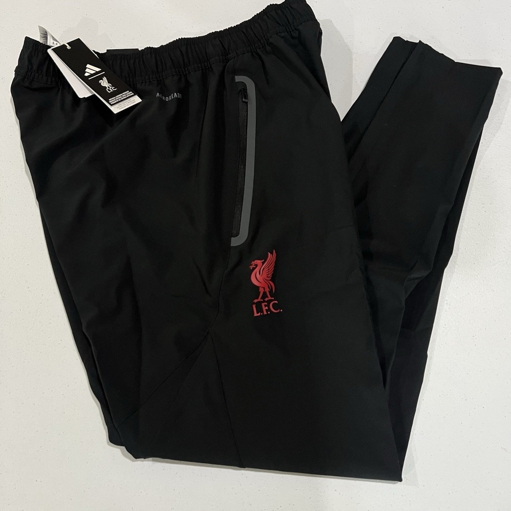 Adidas Liverpool FC Tiro 25 Competition Vis Tech Travel Pants JZ5557 Men's Sz M